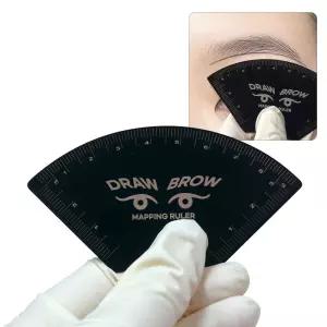 드로우 브로우 PMU 반영구 스피드 디자인 맵핑 눈썹자 3종세트그리기 눈썹틀 모양 정리 가이드 그리기 아이