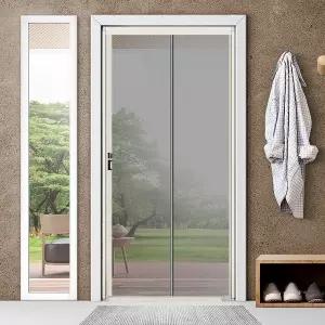 모기장 문 현관방충망 미세 자동 접이식 여닫이 방충문 슬라이딩