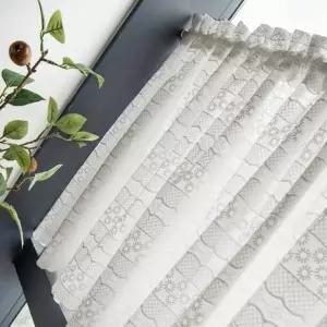 창문 가림막 압축봉 포함 가리개 바란스 커튼 통풍커튼