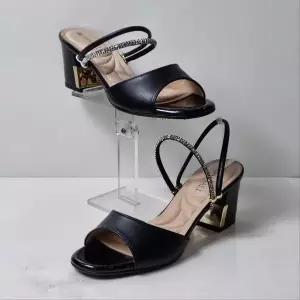 [하프클럽/탠디]미셸by탠디 TC01 여성 6cm 투웨이 샌들 큐빅 슬링백 겸용 미들힐 데일리 슈즈 122055SB