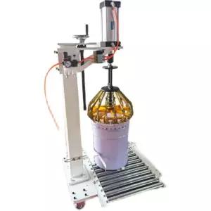 페인트통 실링기 자동 마개 뚜껑 공압 드럼 캔 밀봉기