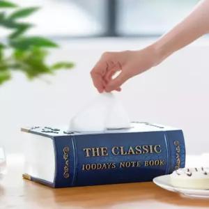 휴지케이스 가죽 앤틱 각티슈 박스 티슈 테이블 티슈케이스 거실 커버 목백 인테리어 엔틱