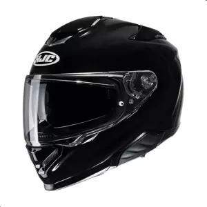 HJC RPHA 71 솔리드 모터사이클 헬멧 HJ-40 핀록 실드 DOT 승인 (블랙 스몰)
