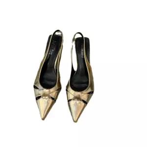 MN 여성 웨지힐 샌들 여름 가을 프랑스 스타일 연예인 스틸레토 미끄럼 방지 밑 고무 슬립온 하이힐 인기2