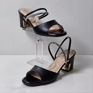 [셀러허브 1]미셸by탠디 TC01 여성 6cm 투웨이 샌들 큐빅 슬링백 겸용 미들힐 데일리 슈즈  122055 (49210