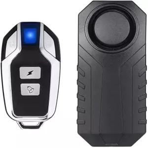 자전거 방지 경보 리모컨 및 SOS를 사용한 무선 오토바이 진동 감지 경적 전기 스쿠터용 방수 도어 사이렌