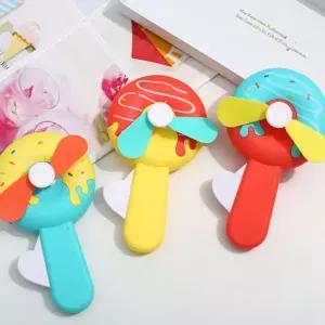 [큰손할인] 도넛손풍기 선풍기 휴대용 수동 부채 여름 시원한 바람 미니 귀여운 단체선물 답례품