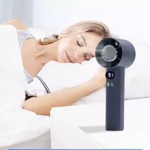 미니 100단 터보선풍기 휴대용 스탠드 C타입충전 디스플레이