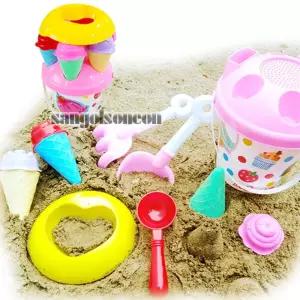 콘아이스크림모래놀이