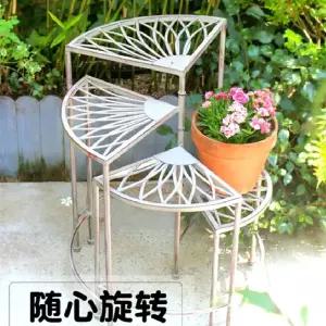 화분 정리대 큰화분 빈티지 선반 그레이 오래된 화초 장식장 크다 회전 화