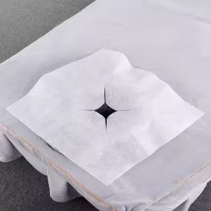 마사지베드 얼굴 커버 부직포 시트 구멍