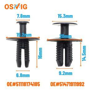 PCS OE 와 호환되는 범퍼 트림 휠하우스 라이너 푸시형 리테이너 클립 리벳 SKMJA