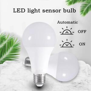 LED 조명 제어 센서 E27 전구 15W 12W 9W 7W AC85-265V 주야간 자동 ON OFF 파티오 베란다 정원용 스마트