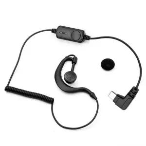 미니 클립형 소형 무전기 귀걸이형 업소용 캠핑 식당 특수형-c 이어폰