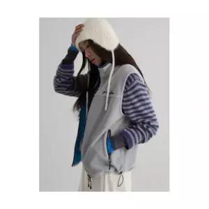 8SECONDS 후리스 베스트 라이트 그레이 110809