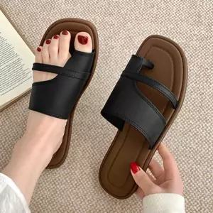 여자 토링 스트랩 슬리퍼 데일리 쪼리 샌들 엄지링 Stp7+4kxJ