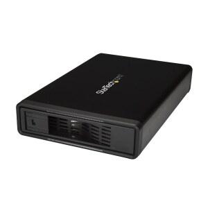 StarTech.com 3.5인치 외장 SATA 하드 드라이브 인클로저 - 트레이리스 eSATA/USB 3.0 하드 드라이브 인클로저(UASP 포함)(S351BMU33ET)