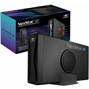 Vantec NexStar HX, 3.5인치 SATA III 하드 드라이브 인클로저 USB 3.0(팬 포함)(NST-387S3-BK)