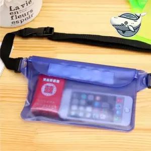 투명 방수 여행용 힙색 경량 크로스백 소지품 방수힙색 돈가방 허리에차는가방 허리색