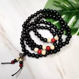 부적팔찌 금강저 108염주 8mm 흑단 염주 불교염주 나무염주 108염주 108배염주 단주 종교용품