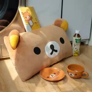 리락쿠마 슈퍼 모찌모찌 MX00801 쿠션 사각