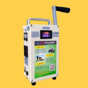 수동발전기 비상 크랭크 전쟁 수동 휴대용 전력 야외 노지