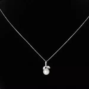 시후주얼리 실버925 핵진주 꽃잎 진주목걸이 SS585N 남양진주목걸이 데일리룩