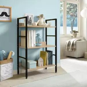 책장선반 3단 틈새책꽂이 오픈조립식 좁은작은 아이방