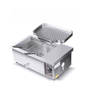분식집 전기 튀김기계 대형 탁상형 치킨 이중 새우 자동