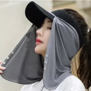 5색 1개 모자 거치용 뒷 목가리는 햇빛가리개 그늘막 마라톤마스크 런닝마스크