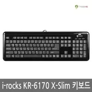 아이락스키보드 아이락스 i-rocks X-Slim 키보드 블랙 KR-6170