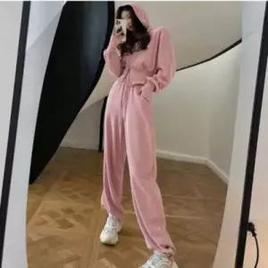 [텐바이텐][홍은]좋은 패션 트레이닝 복 세트 후드 집업 조거 팬츠 운동 코디