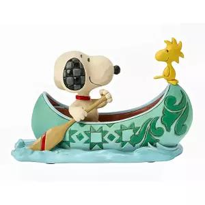 피규어 우드스톡과 함께 카누 타는 스누 16cm 캐릭터 굿즈 인테리어 소품스누피어 키덜트 스누즈 피어 애니