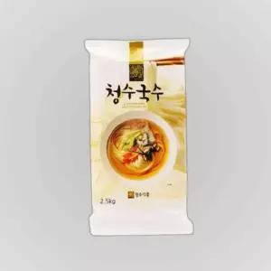 청수식품 청수국수 2.5kg 소면 대용량 비빔소면 비빔국수면 골뱅이소면 업소용식자재 식당용식자재 업소용