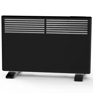 블랙 전면 컨벡션 히터 2kW WHNC-200FB 대형 업소 업소용 휴게소 사무실 화장실 난방기