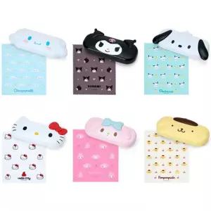 산리오캐릭터즈 페이스 안경케이스 안경집 휴대용 선글라스 보관 케이스