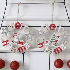 크리스마스 리스장식 트리 걸이 장식 분위기 꾸미기 현관문장식 벽장식 트리장식