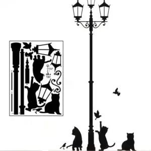 고양이스티커 벽지 스티커 월페이퍼 포인트벽지 고양이스티커 월페이퍼 포인트벽지