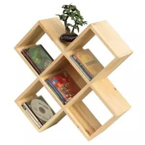 원목크로스CD꽂이 CD장식장 원목크로스CD꽂이 CD장식장 CD수납장