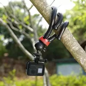 액션캠 카메라 촬영 문어발 삼각대 스탠드 오즈모 고프로 호환-WD4...