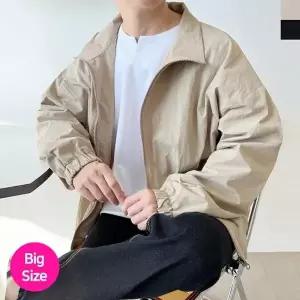 남자 하이넥바람막이 봄가을 야상 빅사이즈 점퍼_5