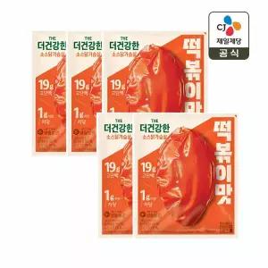 (냉동) 더건강한 소스 닭가슴살 떡볶이맛 100g x5개