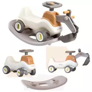 돌선물 푸쉬카 포크레인 흔들말 3in1 굴착기 붕붕카 승용완구 추천 전신운동 유치원 키즈카페