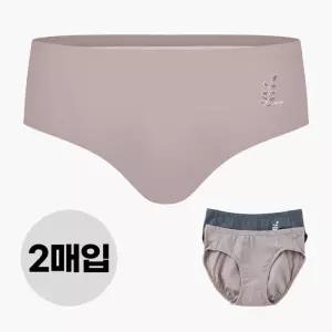[BYC]BYC 여성위생팬티 면스판 미디 기능성팬티 2매입 세트 방수 생리용 선물