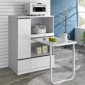 식탁 겸용 광파오븐렌지 수납장+틈새장 set/ 가구 바 전자렌지 미니 다이