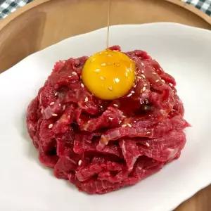 HACCP 원쁠 거세 한우 육회 300g 소스포함