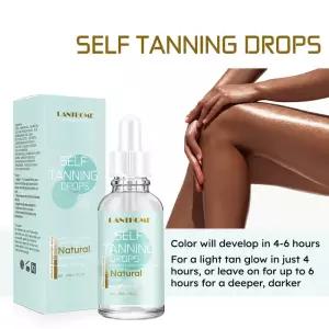 30ml 셀프 태닝 드롭 바디 태너 스킨 케어를 위한 자연스러워 보이는 선리스 로션