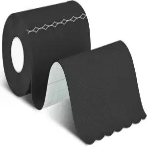 엑스트라 와이드 운동학 테이프 프리컷 스트립 4 x 10 10개 발목 손목 무릎용 방수 통기성 라텍스 탄력