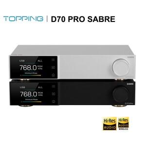 TOPPING D70 PRO 세이버 DAC ES9039SPRO XU316 블루투스 5.1 LDAC Aptx-어댑티브 HiFi 디코더(리모컨 포함)