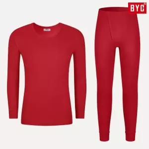 [BYC]BYC 남자내복빨간색 아빠내복선물 편한 레드 적색 할아버지 적색 복